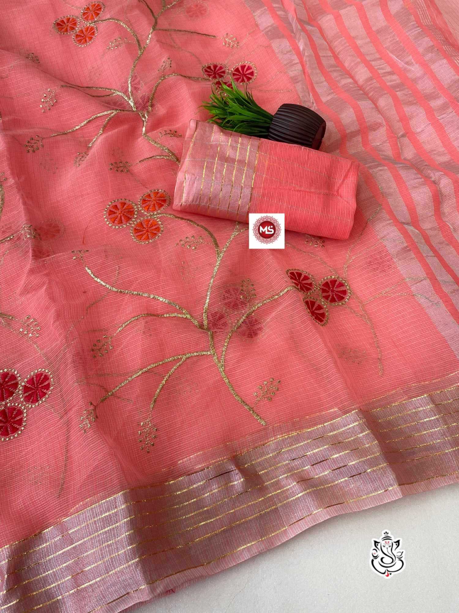 YNF Wholesale Cotton Fancy Sarees KESH125 Kanchan | Surat Manufacturer