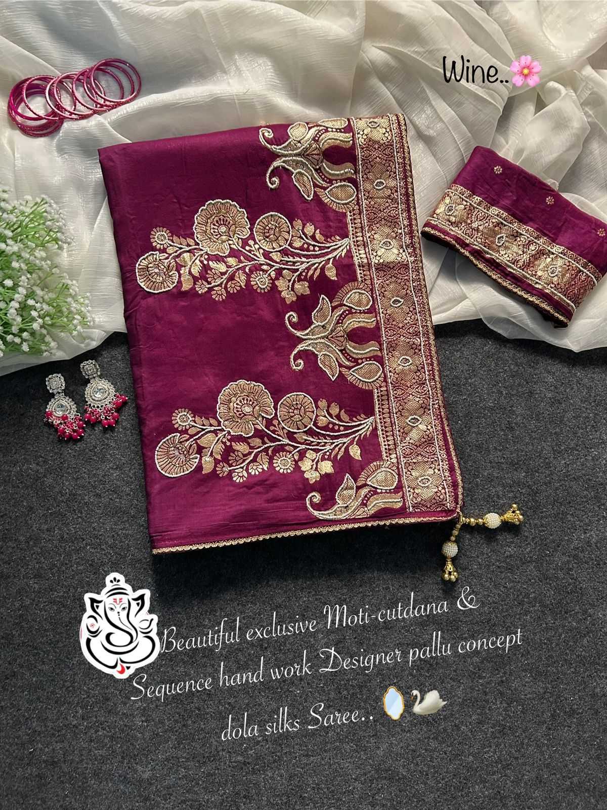 YNF Wholesale Dola Silk Dola Silk Sarees KESH125 Mohini | Surat Manufacturer