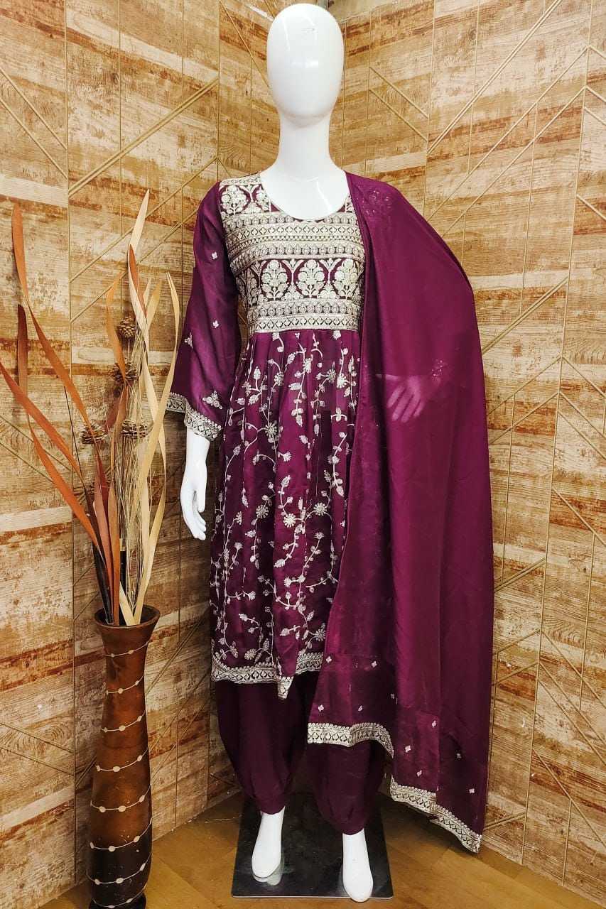 YNF Wholesale Vichitra Silk Embroidery Suits  | Surat Manufacturer