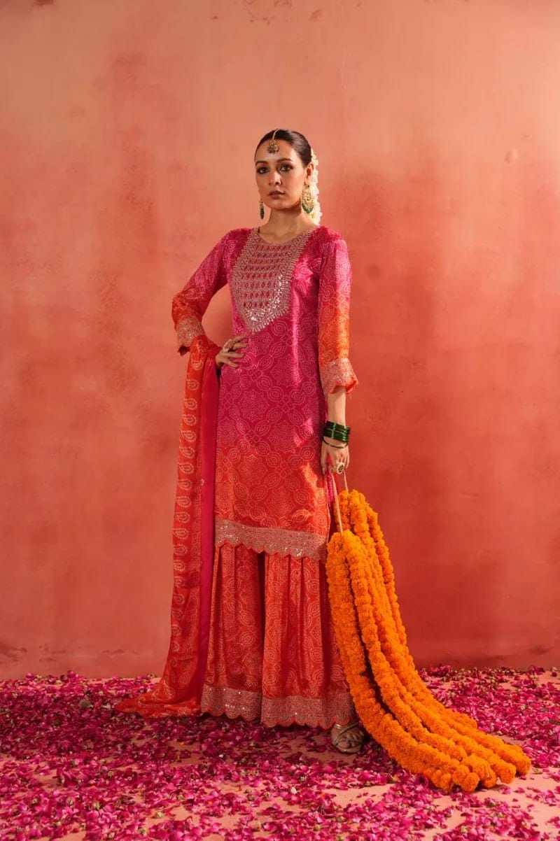 YNF Wholesale Chinon Silk Printed Suits  | Surat Manufacturer