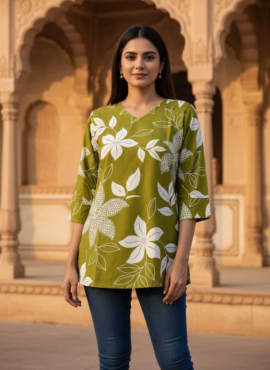 YNF Wholesale Rayon Printed Kurtis  | Surat Manufacturer