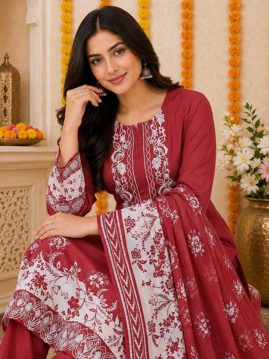YNF Wholesale Cotton Printed Suits  | Surat Manufacturer