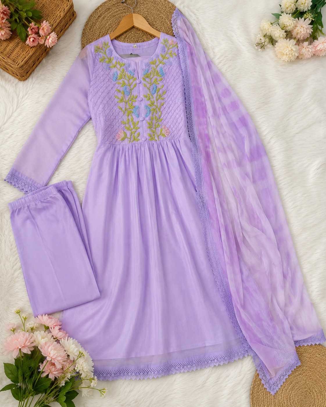 YNF Wholesale Georgette Embroidery Suits  | Surat Manufacturer
