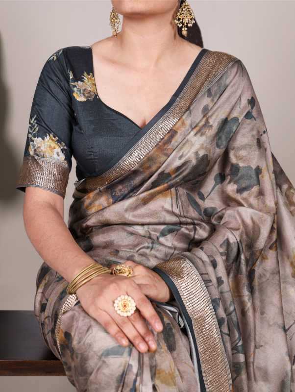 YNF Wholesale Tussar Silk Printed Sarees KESH134 7015 | Surat Manufacturer