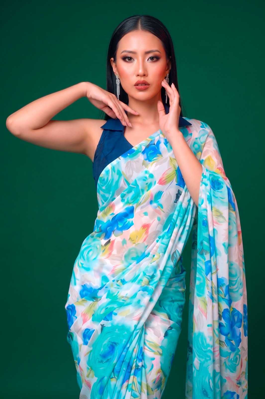 YNF Wholesale Satin Printed Sarees KESH134 7017 | Surat Manufacturer