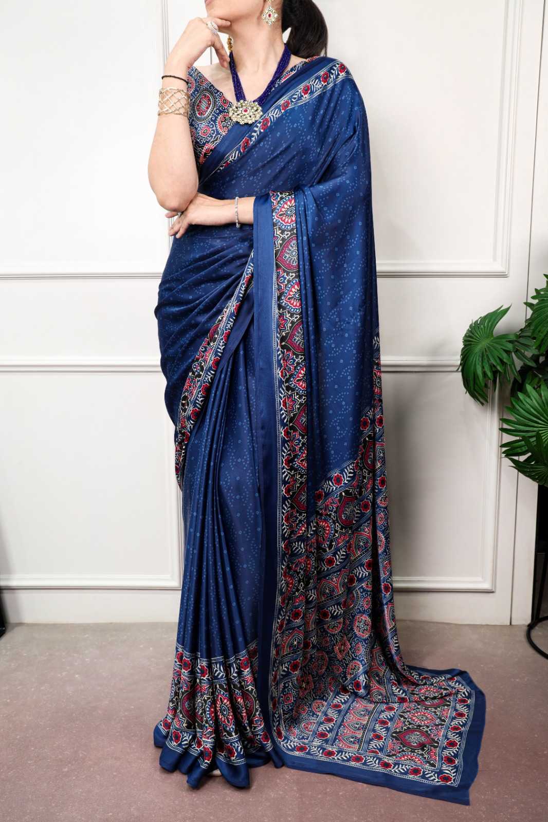 YNF Wholesale Satin Silk Printed Sarees KESH134 7039 | Surat Manufacturer