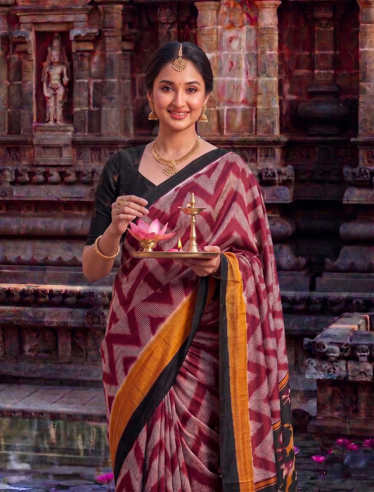 YNF Wholesale Tussar Silk Printed Sarees KESH134 7043 | Surat Manufacturer