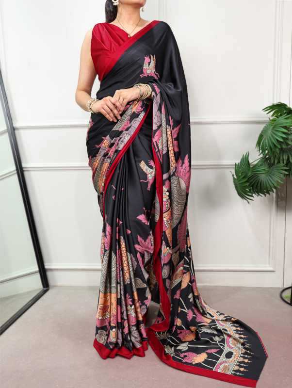YNF Wholesale Satin Silk Designer Sarees KESH134 7208 | Surat Manufacturer