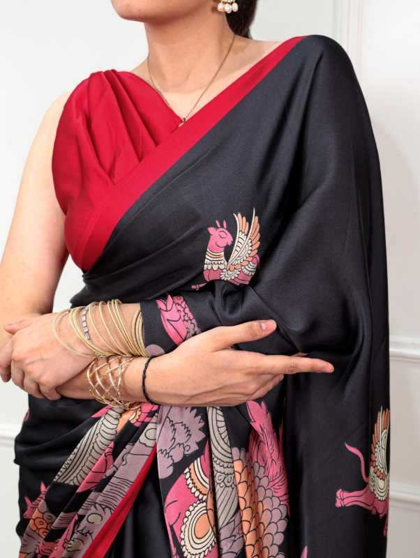 YNF Wholesale Satin Silk Designer Sarees KESH134 7208 | Surat Manufacturer