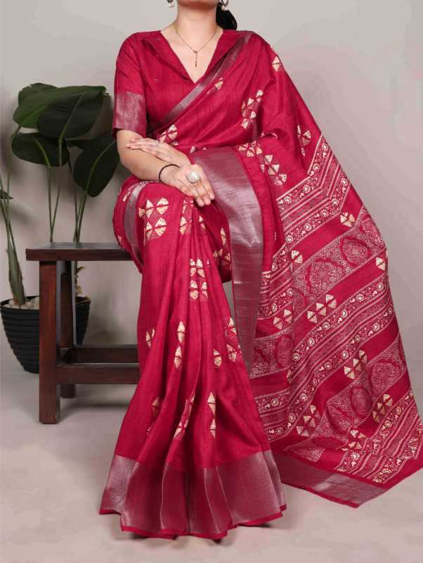 YNF Wholesale Slub Silk Printed Sarees KESH134 7212 | Surat Manufacturer