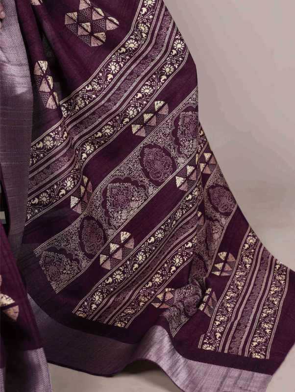 YNF Wholesale Slub Silk Printed Sarees KESH134 7212 | Surat Manufacturer