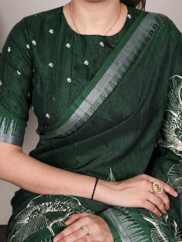 YNF Wholesale Slub Silk Printed Sarees KESH134 7213 | Surat Manufacturer