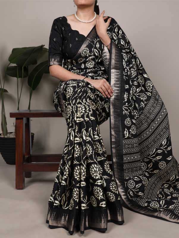 YNF Wholesale Slub Silk Printed Sarees KESH134 7214 | Surat Manufacturer