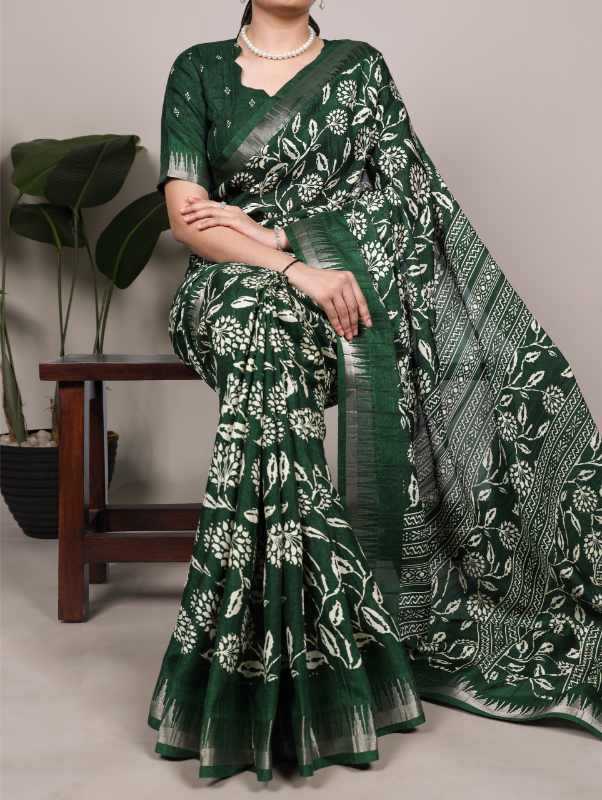 YNF Wholesale Slub Silk Printed Sarees KESH134 7214 | Surat Manufacturer