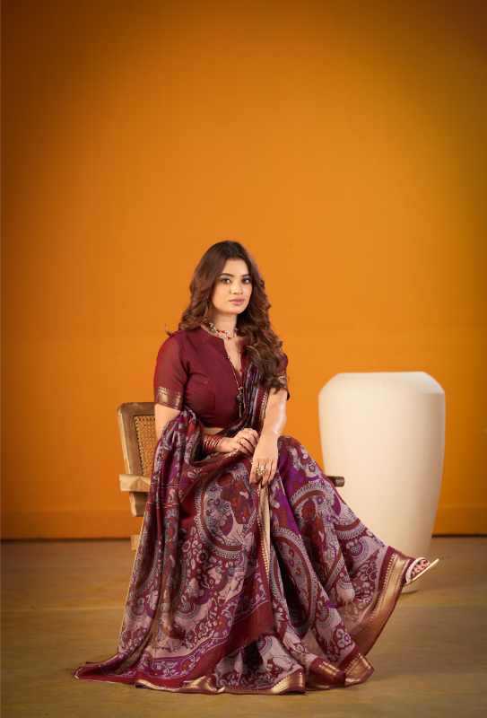 YNF Wholesale Viscose Printed Sarees KESH134 7300 | Surat Manufacturer