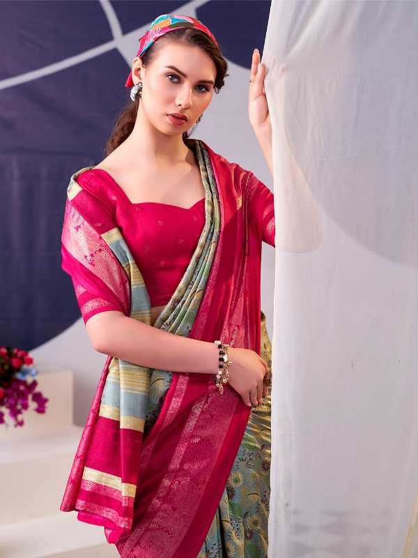 YNF Wholesale Tissue Silk Designer Sarees KESH134 7302 | Surat Manufacturer