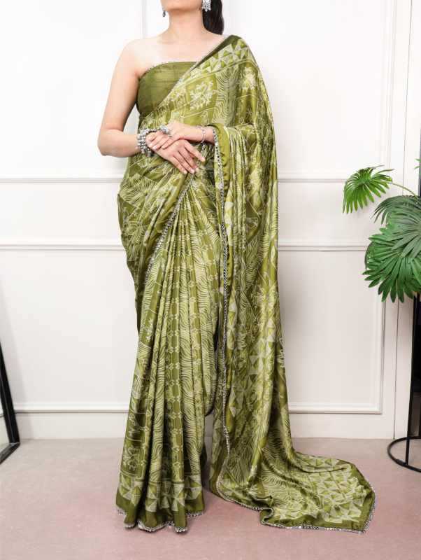 YNF Wholesale Satin Silk Mirror Work Saree KESH134 7403 | Surat Manufacturer