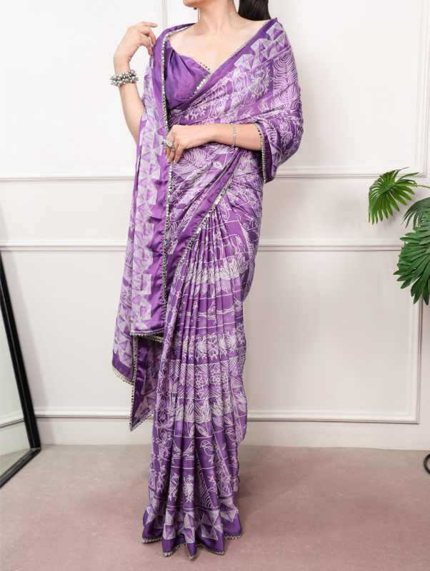 YNF Wholesale Satin Silk Mirror Work Saree KESH134 7403 | Surat Manufacturer