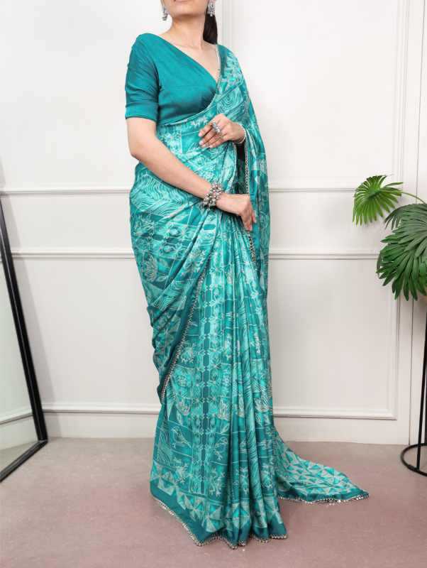 YNF Wholesale Satin Silk Mirror Work Saree KESH134 7403 | Surat Manufacturer