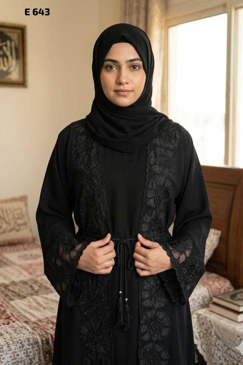 YNF Wholesale Fancy Abaya KESH135 643 | Surat Manufacturer