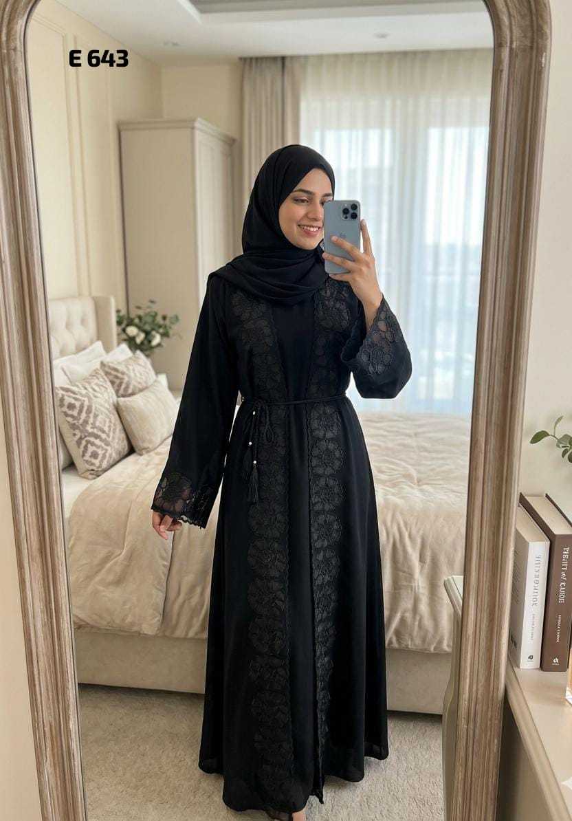 YNF Wholesale Fancy Abaya KESH135 643 | Surat Manufacturer