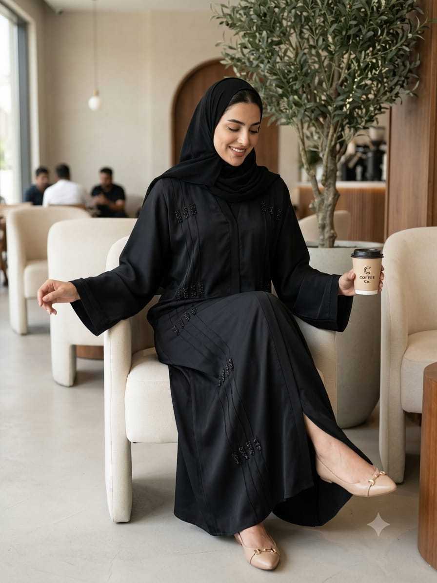 YNF Wholesale Fancy Abaya KESH135 Anaya | Surat Manufacturer