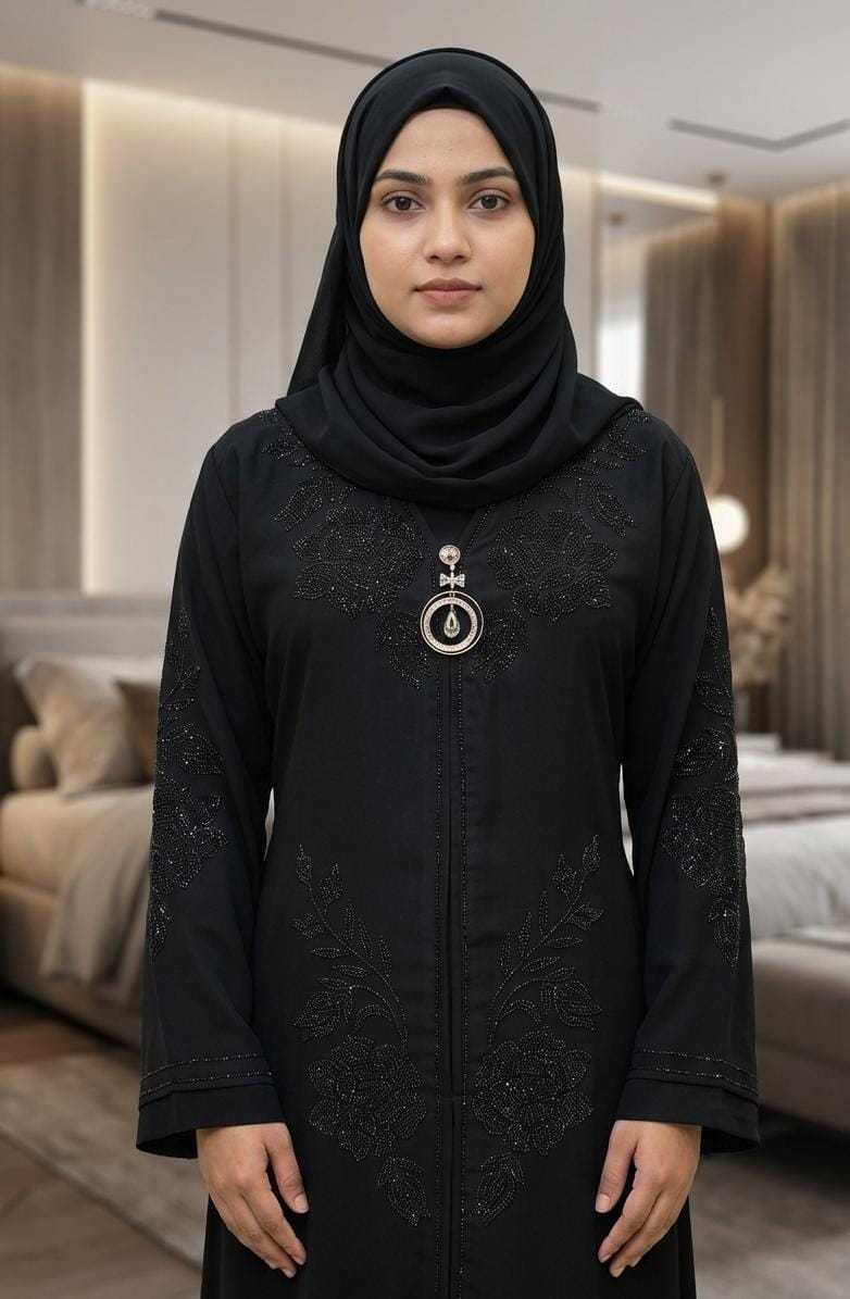 YNF Wholesale Premium Nida Abaya KESH135 Kiara | Surat Manufacturer