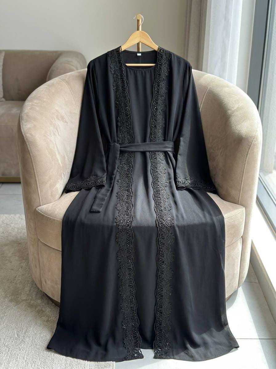 YNF Wholesale Fancy Abaya KESH135 Mahira | Surat Manufacturer