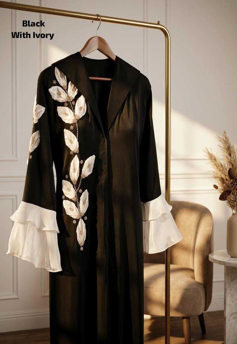 YNF Wholesale Fancy Abaya KESH135 Zara | Surat Manufacturer