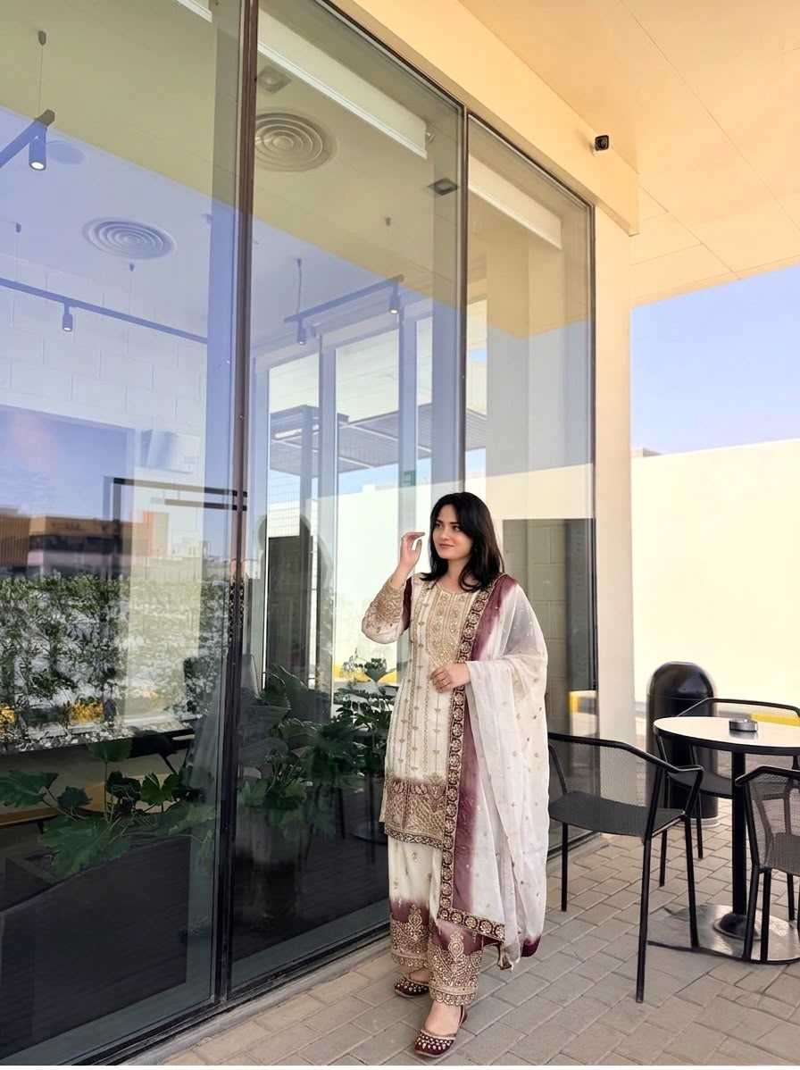 YNF Wholesale Georgette Embroidery Suits  | Surat Manufacturer