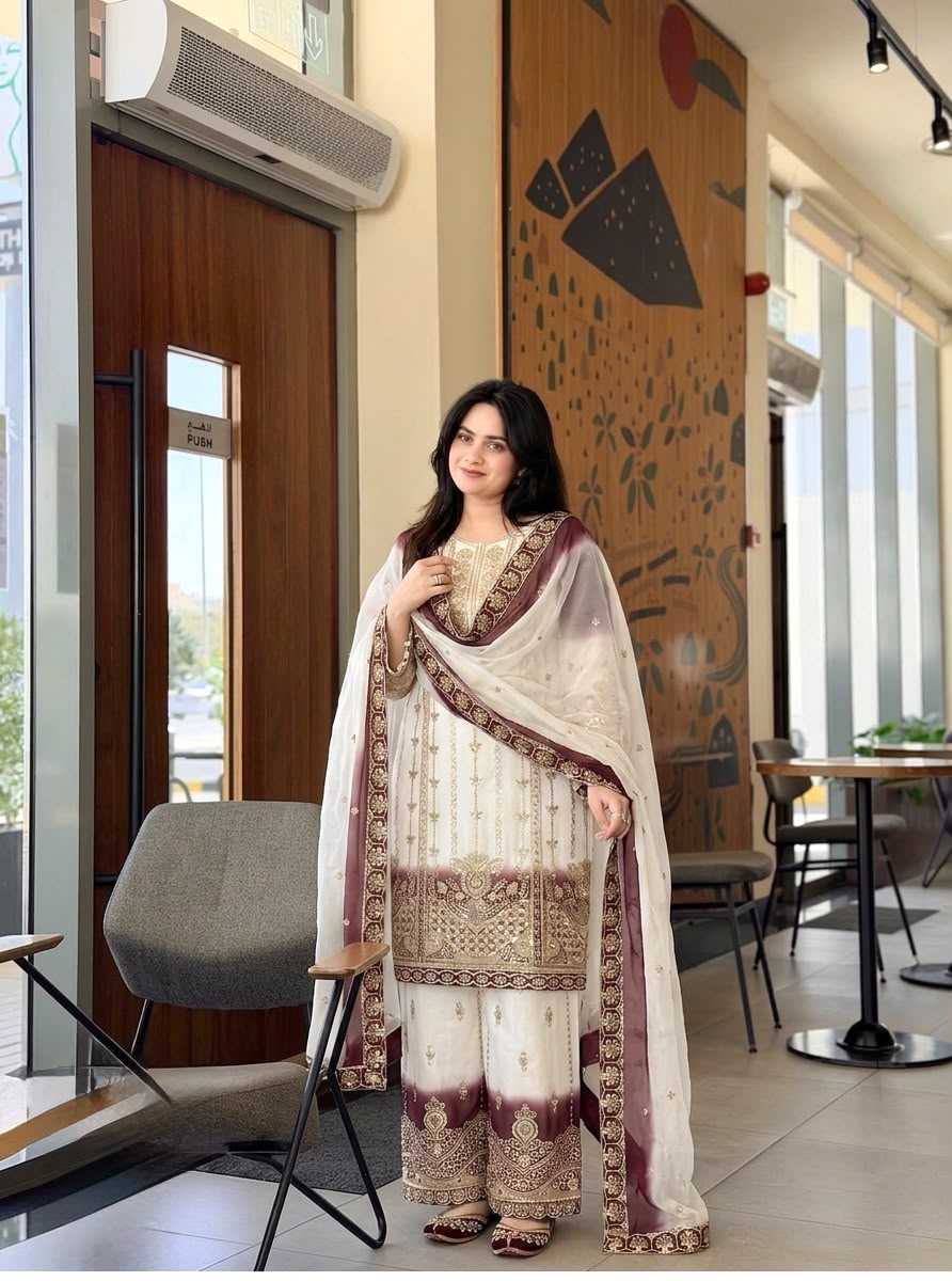 YNF Wholesale Georgette Embroidery Suits  | Surat Manufacturer