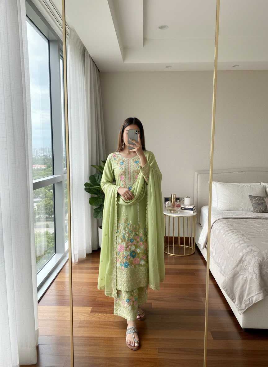 YNF Wholesale Chinon Silk Embroidery Suits  | Surat Manufacturer