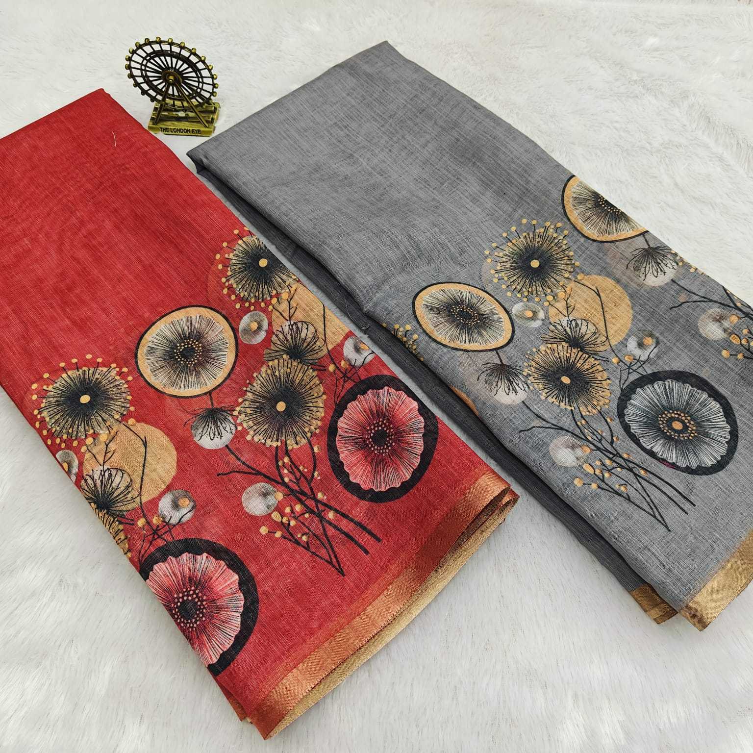 YNF Wholesale Cotton Printed Sarees  | Surat Manufacturer