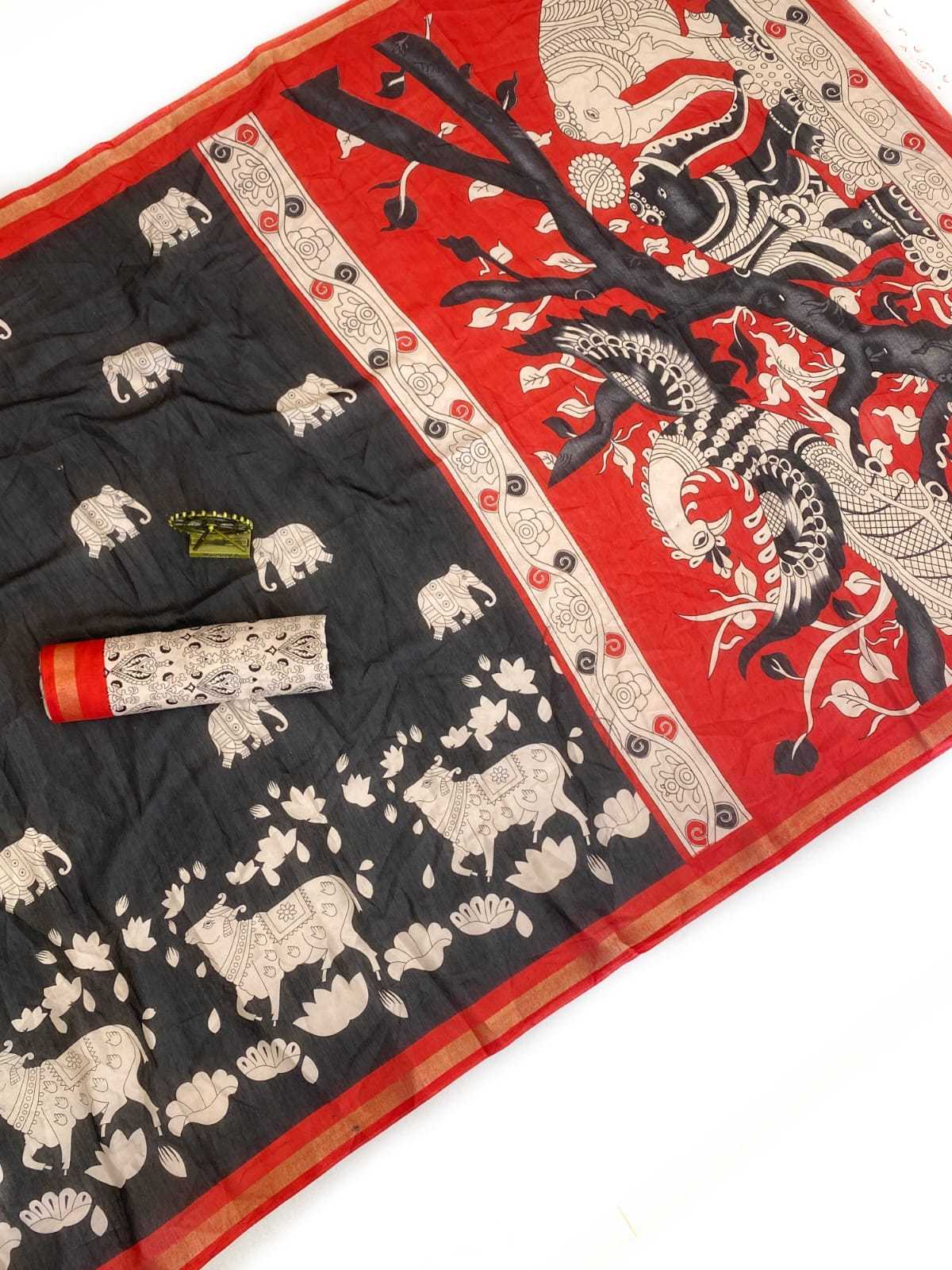 YNF Wholesale Cotton Printed Sarees  | Surat Manufacturer