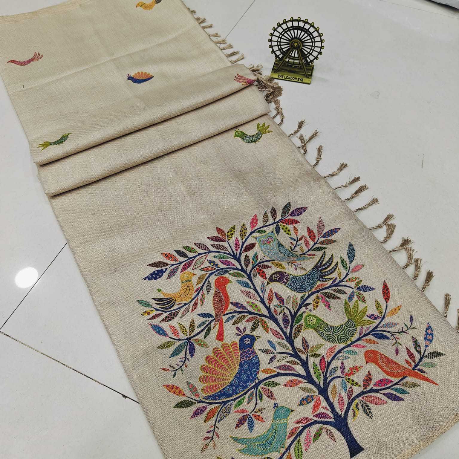 YNF Wholesale Tissue Silk Printed Silk Saree  | Surat Manufacturer