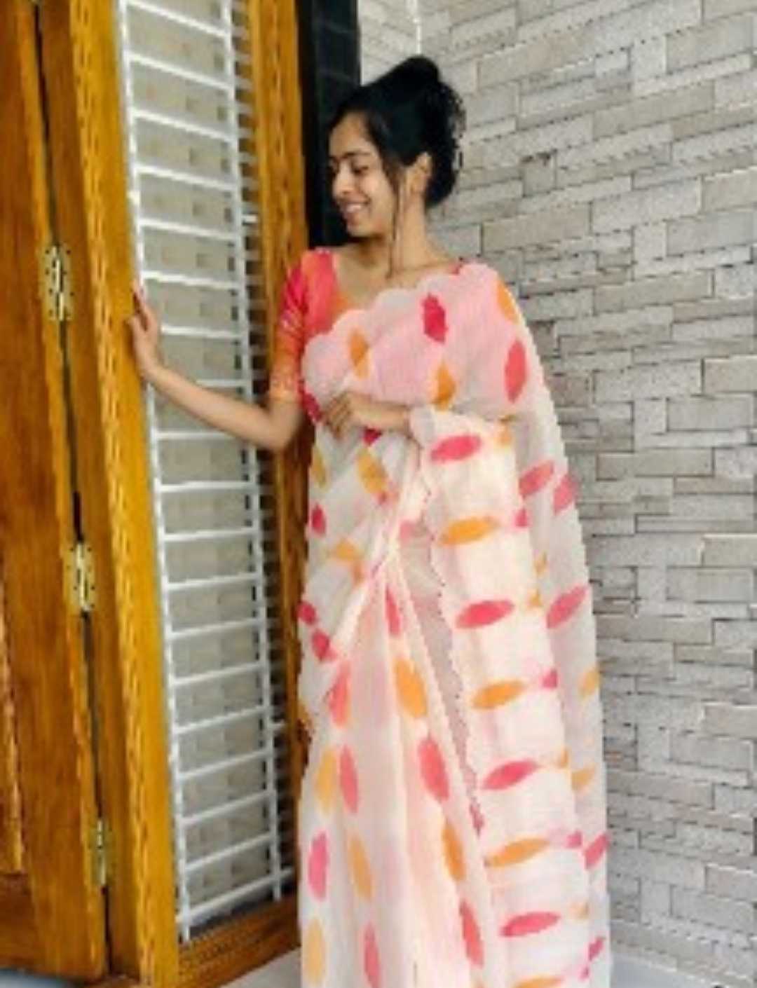 YNF Wholesale Linen Printed Sarees  | Surat Manufacturer