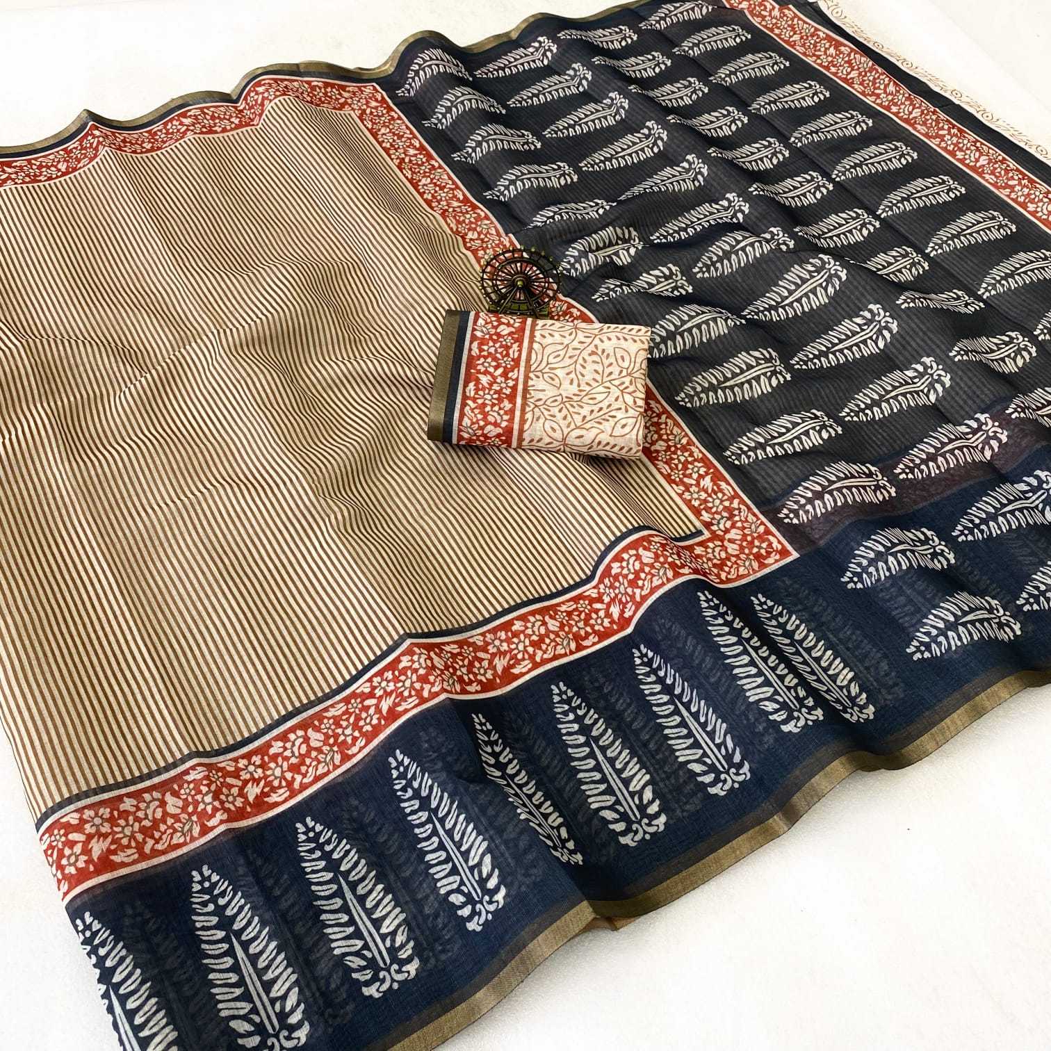 YNF Wholesale Cotton Printed Sarees  | Surat Manufacturer