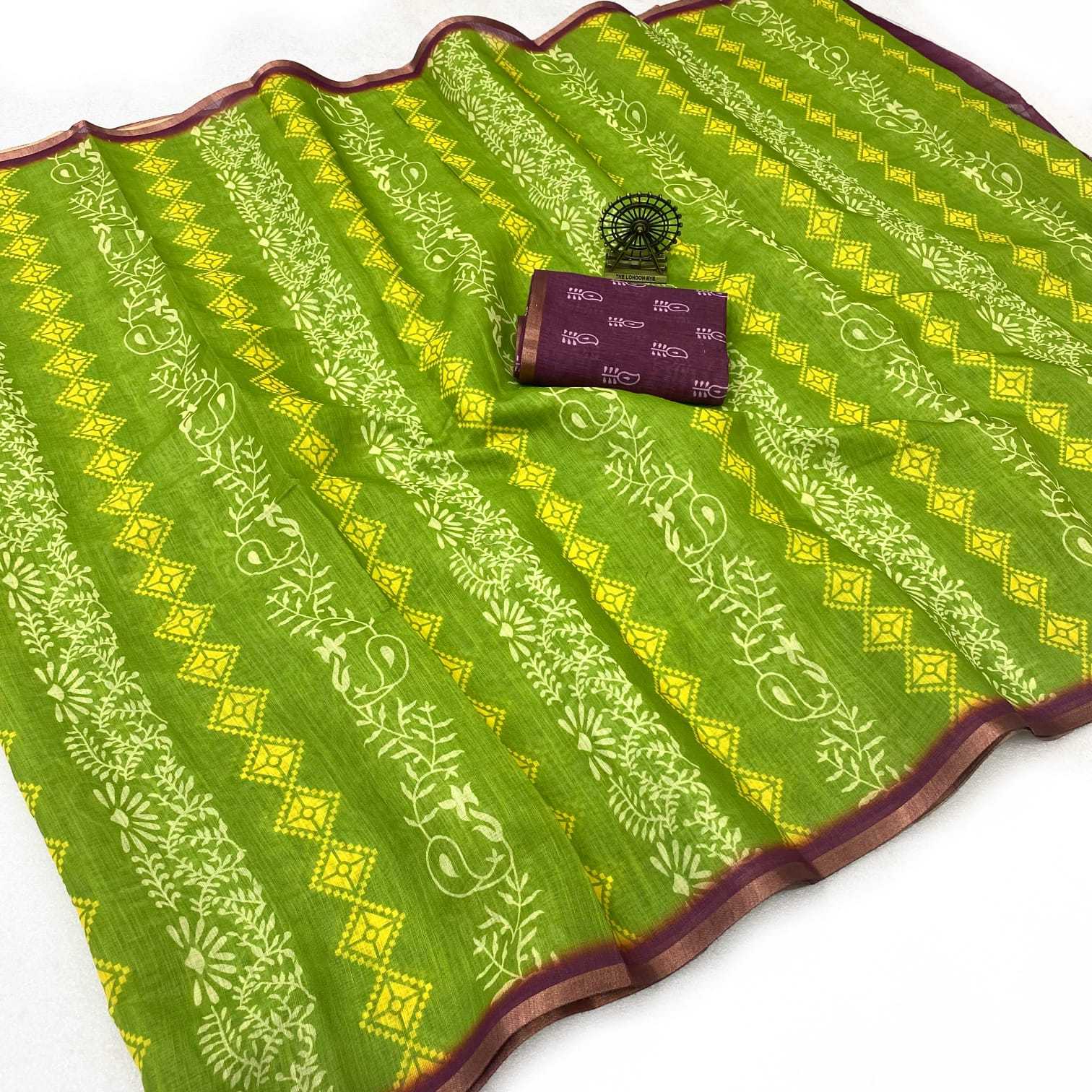 YNF Wholesale Cotton Designer Sarees  | Surat Manufacturer