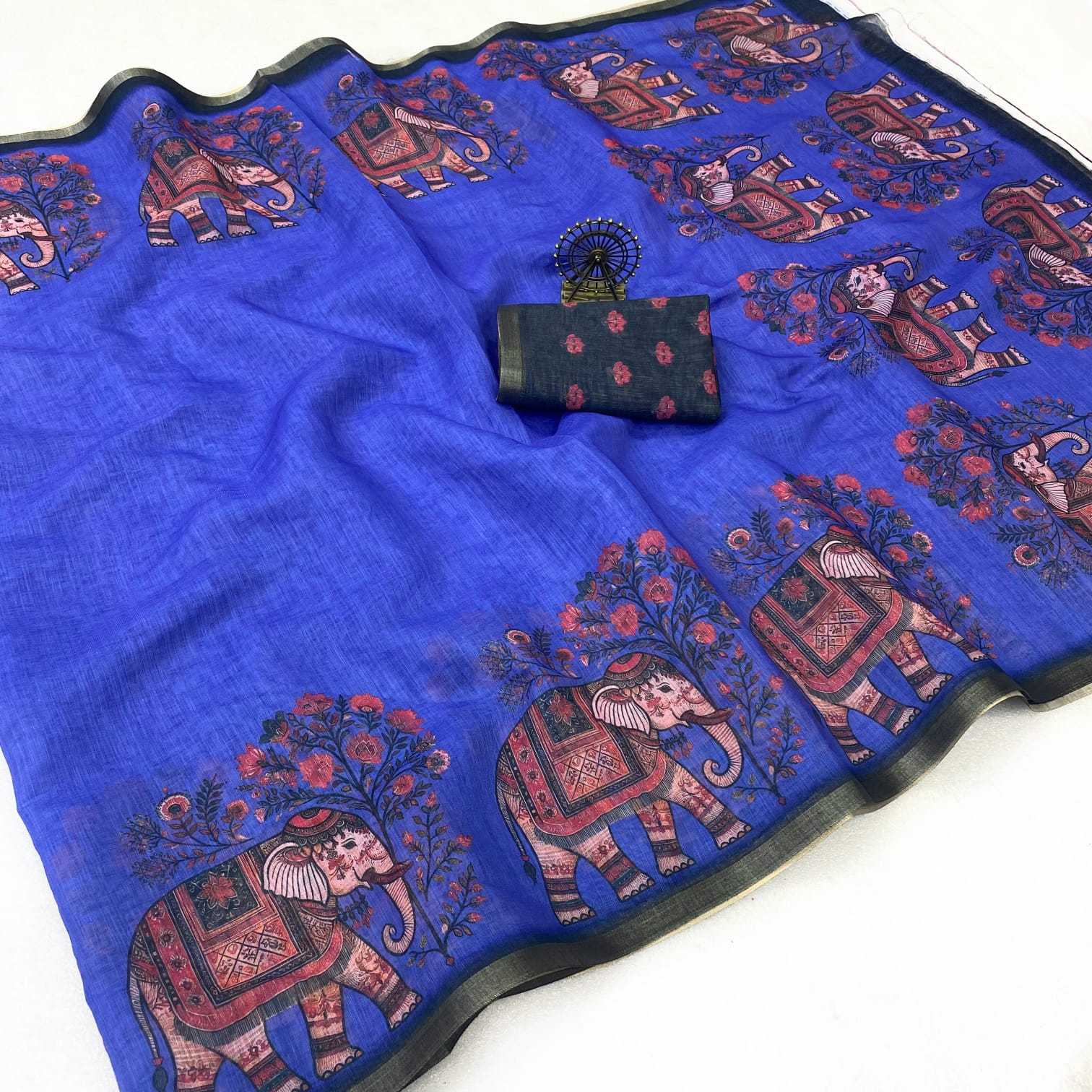 YNF Wholesale Cotton Designer Sarees  | Surat Manufacturer
