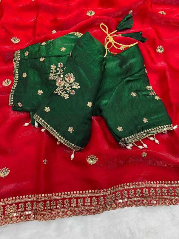 YNF Wholesale Space Silk Sequence Sarees  | Surat Manufacturer