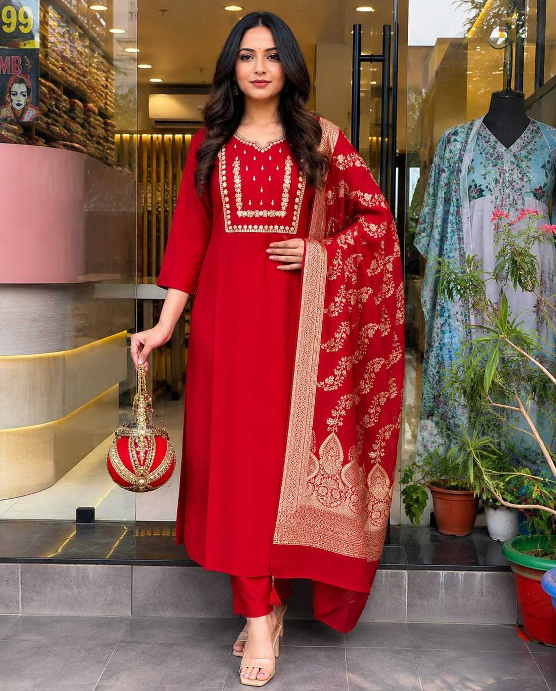 YNF Wholesale Heavy Roman Silk Designer Kurtis KESH147 Aashraya | Surat Manufacturer