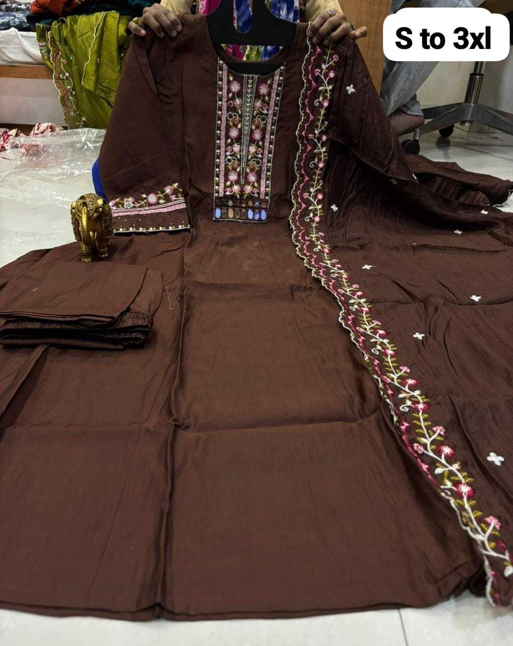 YNF Wholesale Silk Anarkali Kurtis KESH147 Abhinandini | Surat Manufacturer