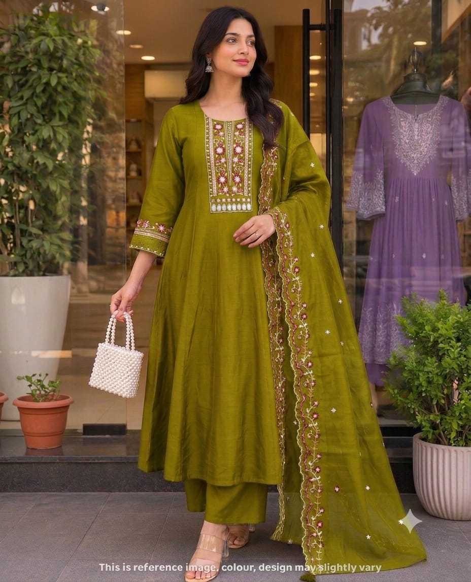YNF Wholesale Silk Anarkali Kurtis KESH147 Abhinandini | Surat Manufacturer