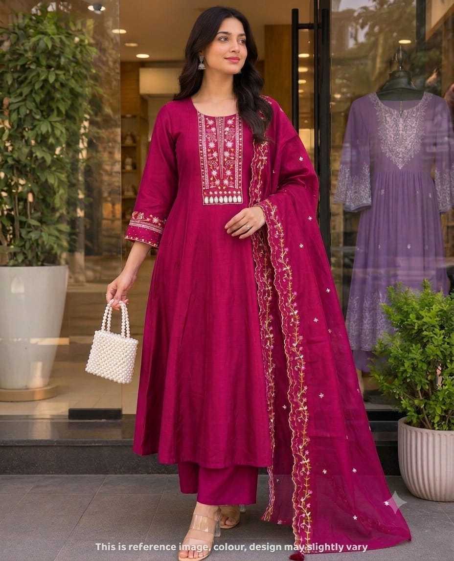 YNF Wholesale Silk Anarkali Kurtis KESH147 Abhinandini | Surat Manufacturer