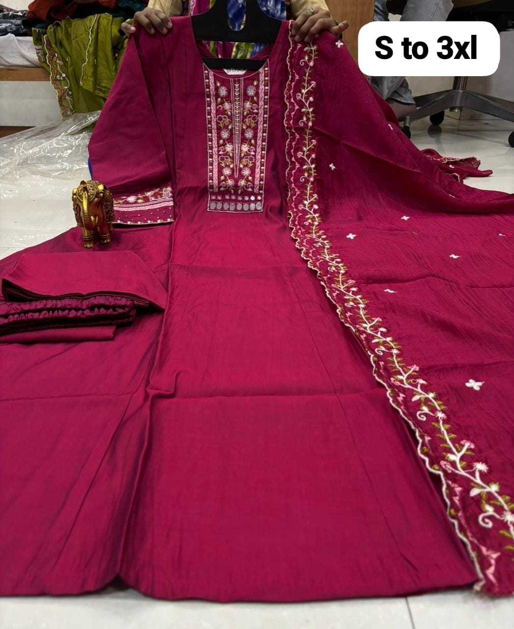 YNF Wholesale Silk Anarkali Kurtis KESH147 Abhinandini | Surat Manufacturer