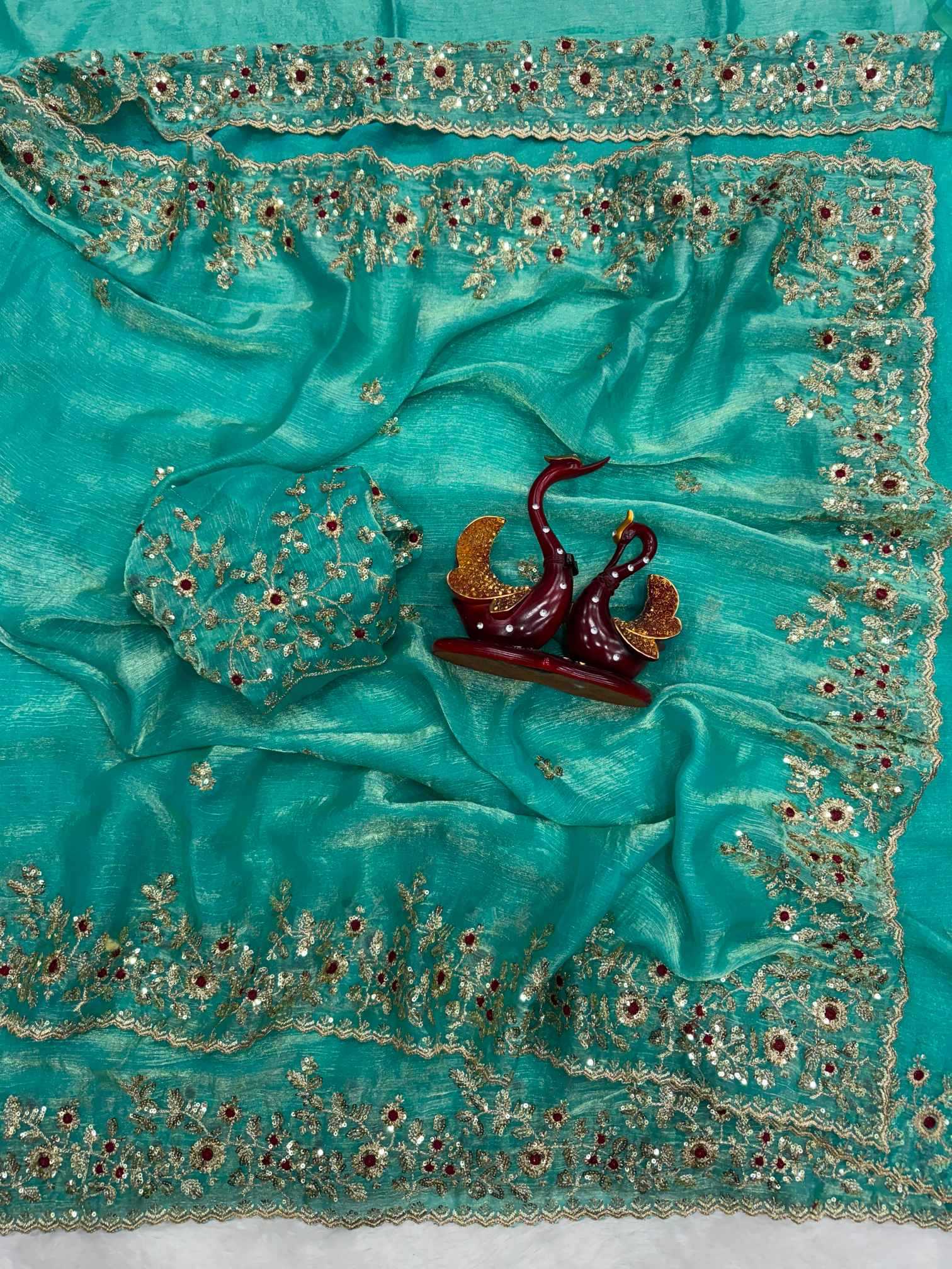 YNF Wholesale Chiffon Sequence Sarees  | Surat Manufacturer