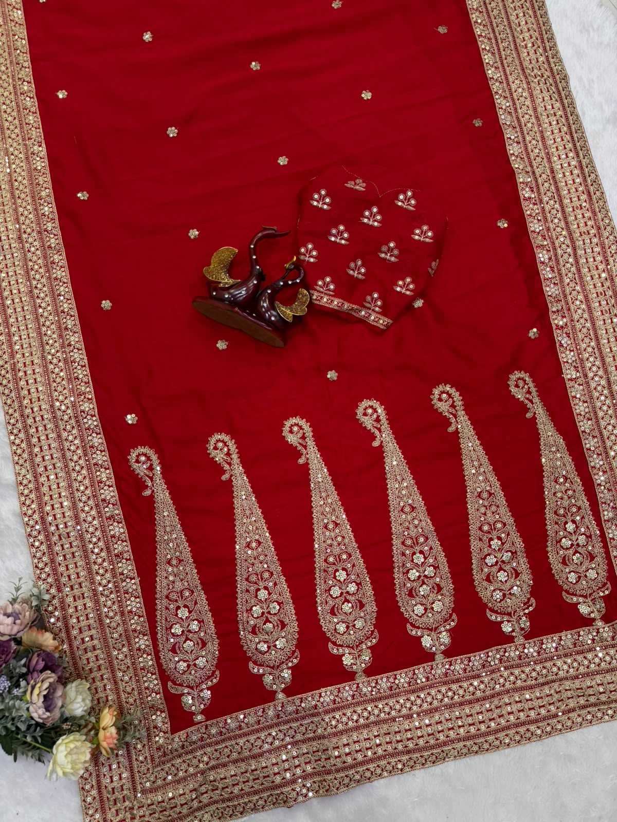 YNF Wholesale Vichitra Silk Party Wear Silk Sarees  | Surat Manufacturer
