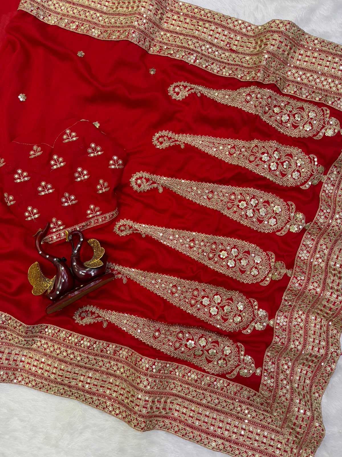 YNF Wholesale Vichitra Silk Party Wear Silk Sarees  | Surat Manufacturer
