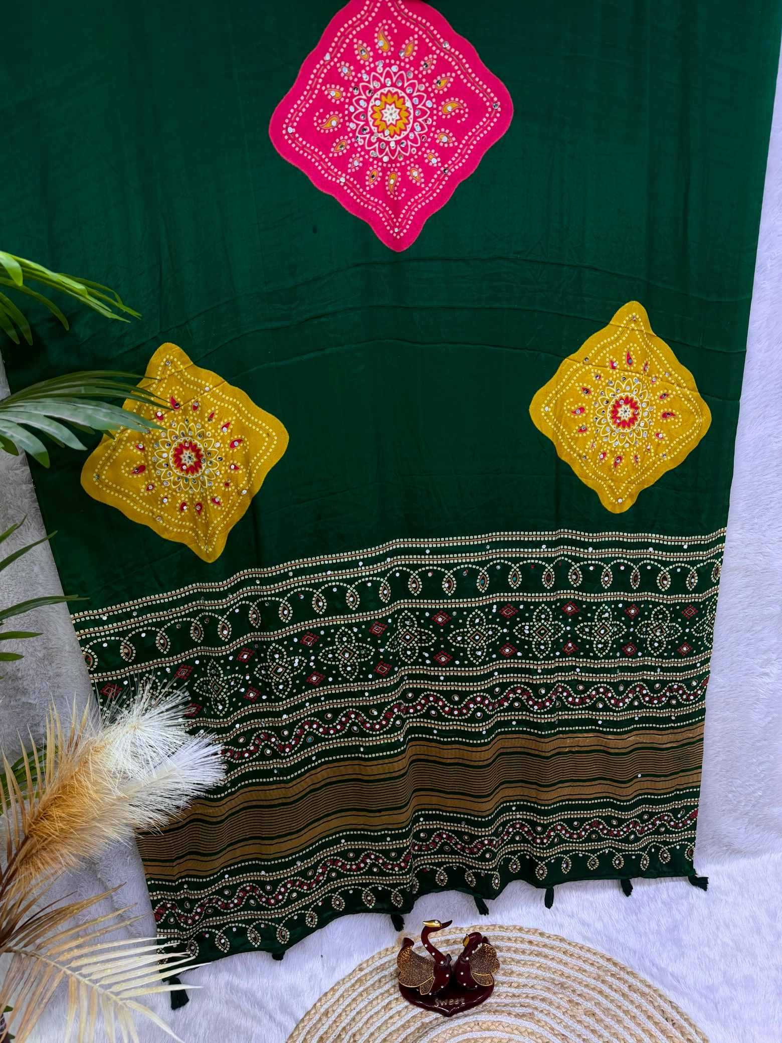 YNF Wholesale Satin Printed Sarees  | Surat Manufacturer