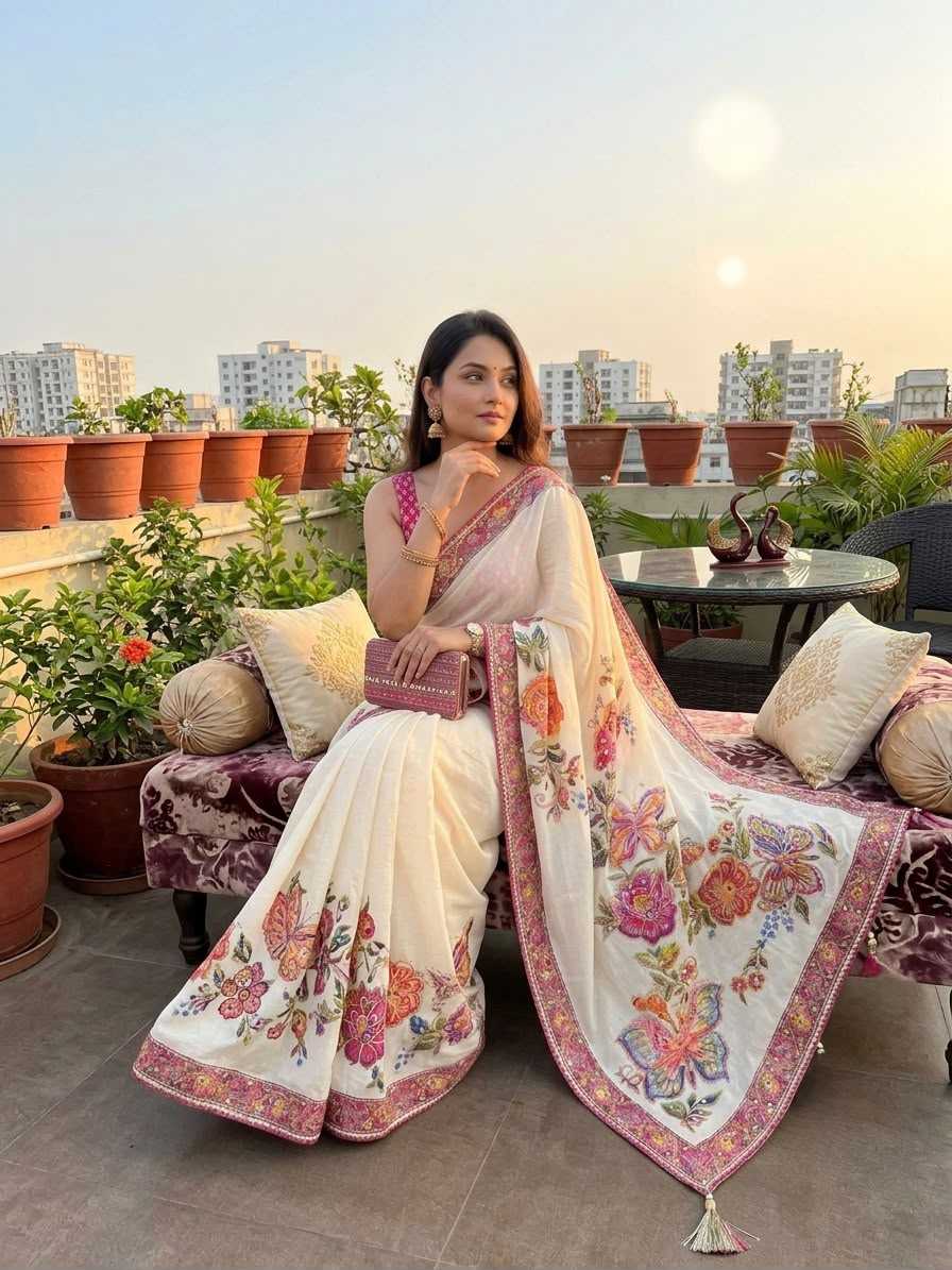YNF Wholesale Chinon Silk Designer Silk Sarees  | Surat Manufacturer